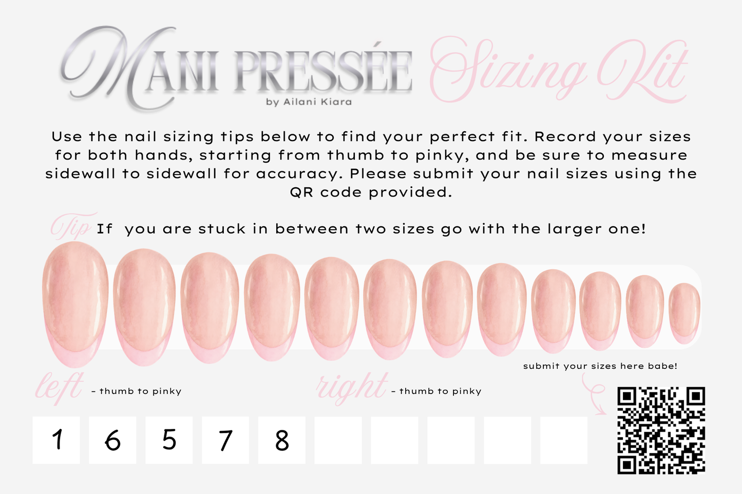 Sizing Kit